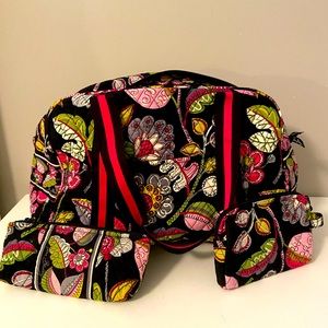 Vera Bradley travel set